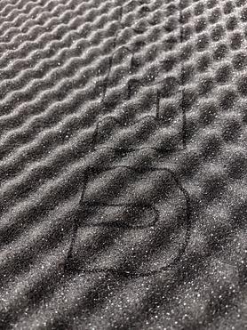 Звукопоглинаючий лист ULTIMATE Sound Absorber 15 мм, розмір 750мм х 1000мм