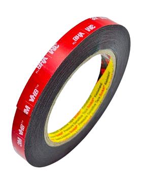 Двосторонній скотч 3М 4611F 1,1мм 12мм х 5м в блістерній упаковці 