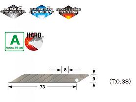 Леза сегментні 9мм TAJIMA Acute Angle Endura Blades LB39H\CLB39, кут нахилу 30°, упаковка 10шт