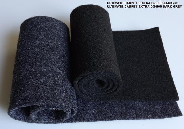 Карпет ULTIMATE CARPET  EXTRA DG-500 DARK GREY декоративний звукопрозорий матеріал підвищеної щільності шириною 1,7 метра