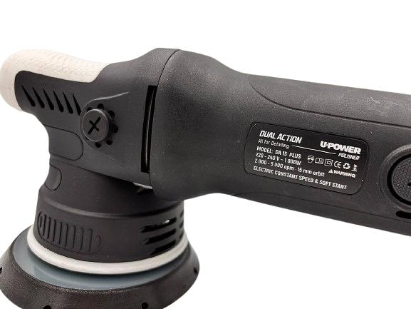 Ексцентрикова полірувальна машина подвійної дії U-POWER POLISHER DA15 PLUS DUAL ACTION 5" BP 1000 W, 2000-5000 opm,15 mm orbit