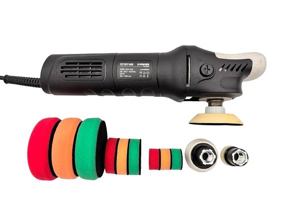 Ротаційна полірувальна машина U-POWER POLISHER ROM PLUS kit ROTARY MINI 1200 W, 800-3500 rpm