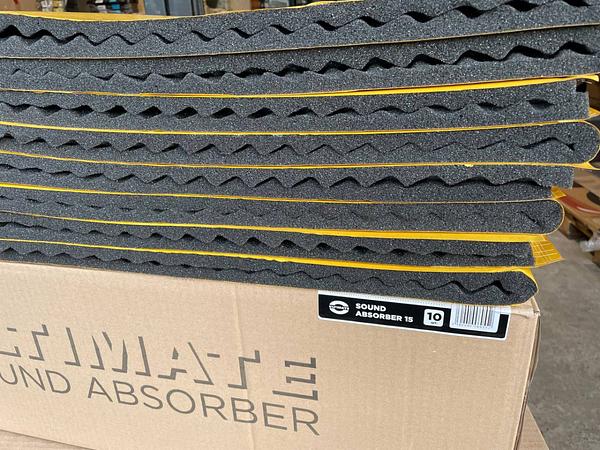  Звукопоглинаючий лист ULTIMATE Sound Absorber 15 мм, розмір 750мм х 1000мм